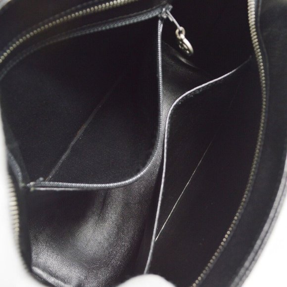 Chanel Medallion Quilted Hand Tote Bag Purse Black Caviar Skin - Picture 14 of 16